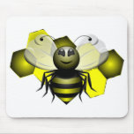 Cute Bee Mouse Pads