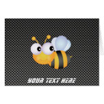 Cute Bee; Sleek Greeting Card