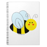 Cute Bee Spiral Notebook