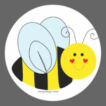 Cute Bee stickers
