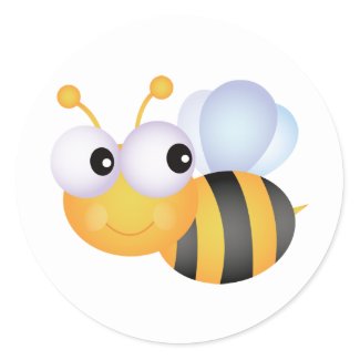 Cute Bee Stickers