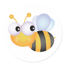 Cute Bee stickers