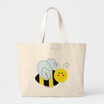 Cute Bee Tote Bag