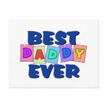 Cute Best Daddy EVER Post Card