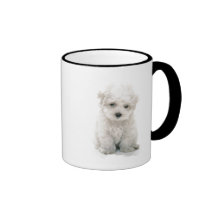 Cute Bichon Frise Coffee Mug