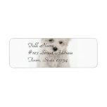 Cute Bichon Frise Mailing Label
