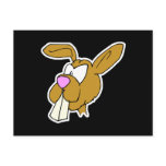 cute big teeth brown bunny rabbit