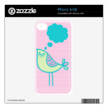 Cute Bird iPhone 4/4S case skins