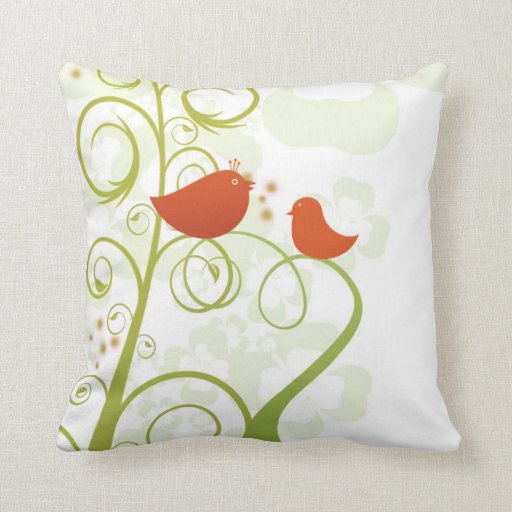 Cute Bird Pillow Zazzle