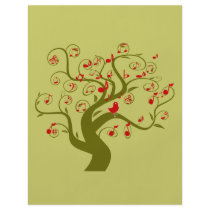 Cute Bird Swirl Tree Gifts and Invitations flyers by samack Cute Bird Swirl Tree Gifts and Invitations flyers