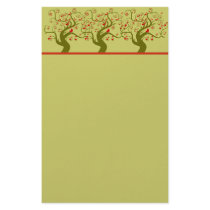 Cute Bird Swirl Tree Gifts and Invitations stationery