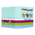 Cute Birdies Binders binder