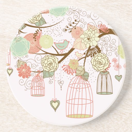 cute birds coaster