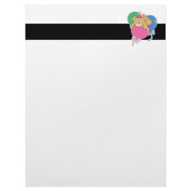 Cute Birthday Balloon Bear Personalized Letterhead