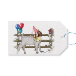 Cute Birthday Boer Goat Kid Gift Tags Pack Of Gift Tags