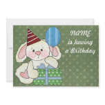 Cute Birthday Party Custom Announcements