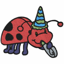 Cute Birthday Party Ladybug embroidered shirts by silly_strings Cute Birthday Party Ladybug embroidered shirts