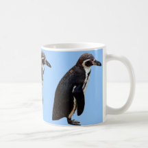 Cute Black and White Humboldt Penguin Mug