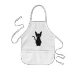 Cute Black Cat Apron