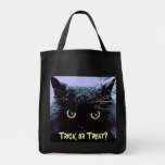 Cute Black Cat Halloween Trick or Treat Bag