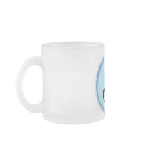 Cute Black cat in Blue 3D design Coffee Mugs