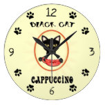 Cute Black Cat Lover Wall Clock