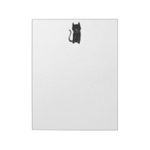 Cute Black Cat Memo Notepads
