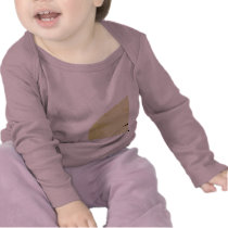 Cute Black Cat Moon 2-Sided Infant Longsleeve Shirt