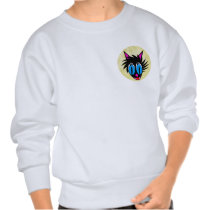 Cute Black Cat Moon 2-Sided Kids' Sweatshirts