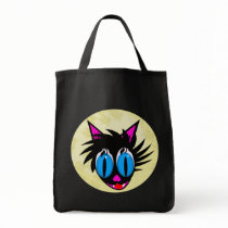 Cute Black Cat Moon Dark Bags