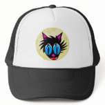 Cute Black Cat Moon Hats