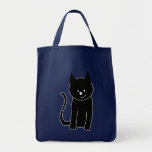 Cute Black Cat Tote Bag