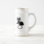 Cute Black Kitty Coffee Mugs