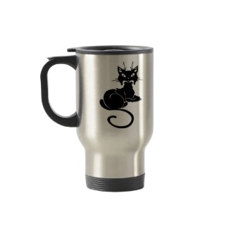 Cute Black Kitty mug