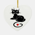 Cute Black Kitty Ornaments