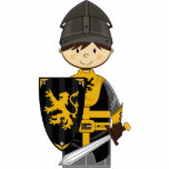 Cute Black Knight Photo Sculpture