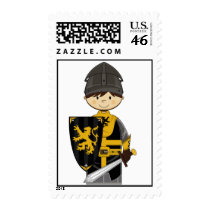 Cute Black Knight Stamp