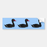 Cute Black Swan Bumper Sticker