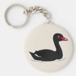 Cute Black Swan Keychains