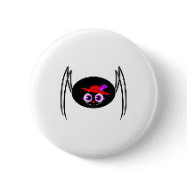 Cute Black Widow buttons