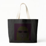 Cute Blonde Cartoon Girl With Pink Sunglasses Tote Bag