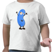 Cute Blue Bean Monster Shirts