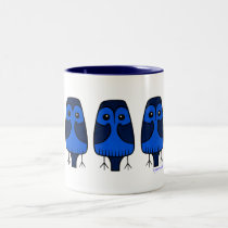 Cute Blue Birds mugs