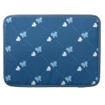 Cute blue Butterflies Sleeves For MacBook Pro