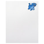 Cute Blue Dragon Letterhead