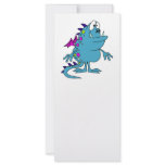cute blue dragon monster creature rack cards