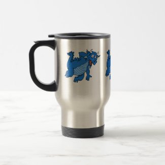 Cute Blue Dragon mug