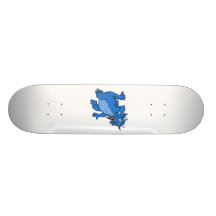 Cute Blue Dragon Skateboard Decks
