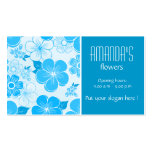 Cute blue flowers Business Card business cards