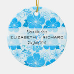 Cute blue flowers Ornament ornaments